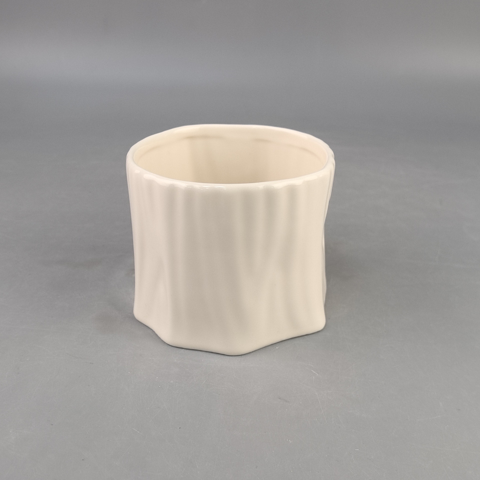 Taza de café de cerámica de tocón de la serie del bosque de otoño de temperatura media Taza con forma de tocón de dibujos animados lindo Oficina del hogar