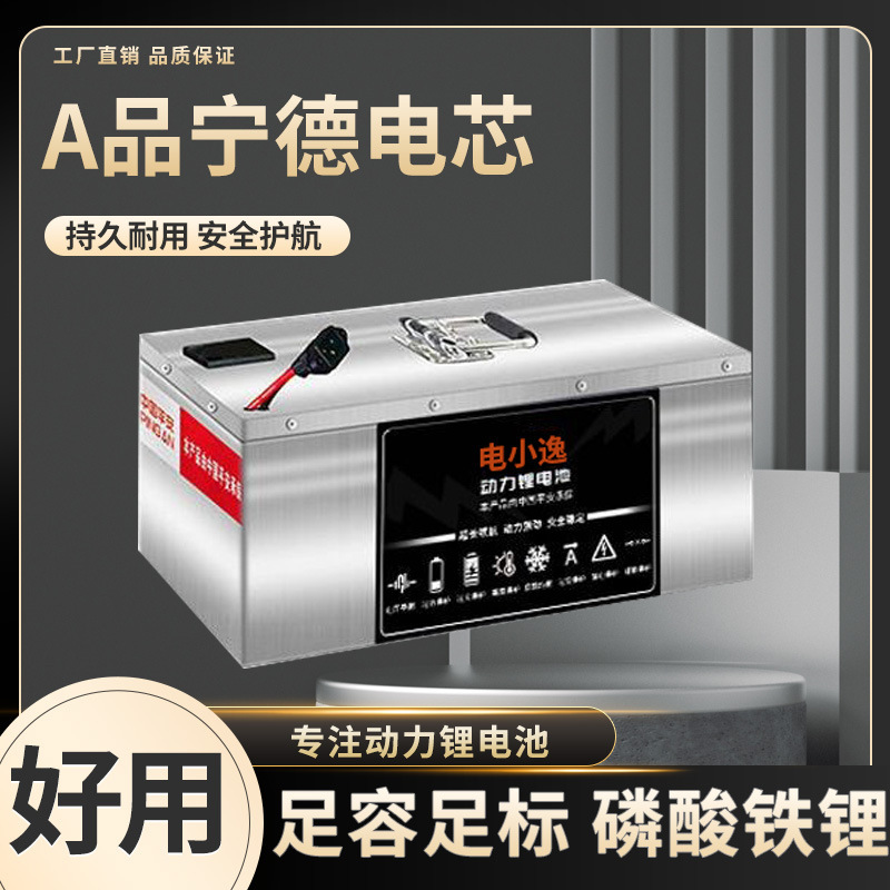 48V60V72V电动车锂电池二轮三轮车外卖快递新能源大容量磷酸铁锂|undefined