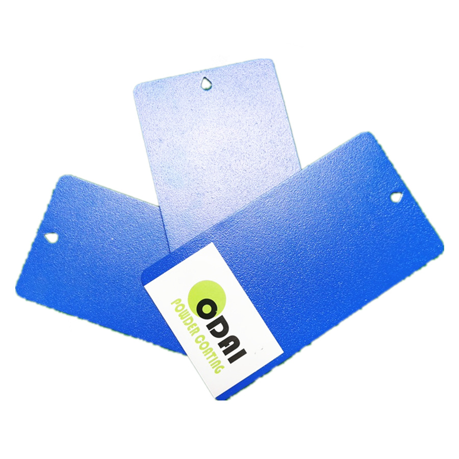 道森塑粉厂 蓝色砂纹 劳尔色潘通色 热固性金属粉末涂料