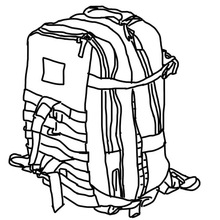 新款多用途牛津双肩背包 男女旅行骑行登山背包 户外大容量收纳包