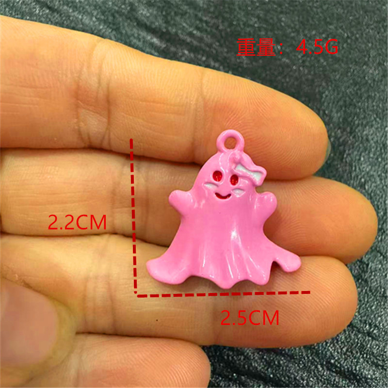クロスボーダー合金ペイントオイルドリップペンダントイヤリングネックレスキーホルダージュエリーアクセサリー diy 手作り素材ハロウィン|undefined