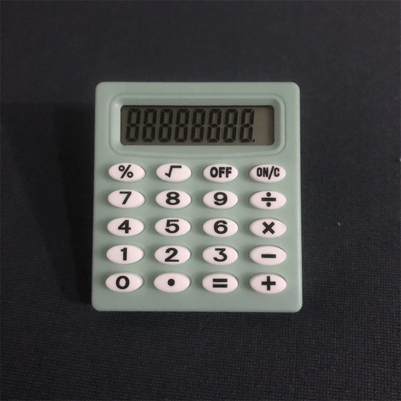 Карманный мини-калькулятор «Small Quartet Pocket Cartoon Mini Calculator Pocket Treasure Block Battery Calculator Candy Portable Computer»
