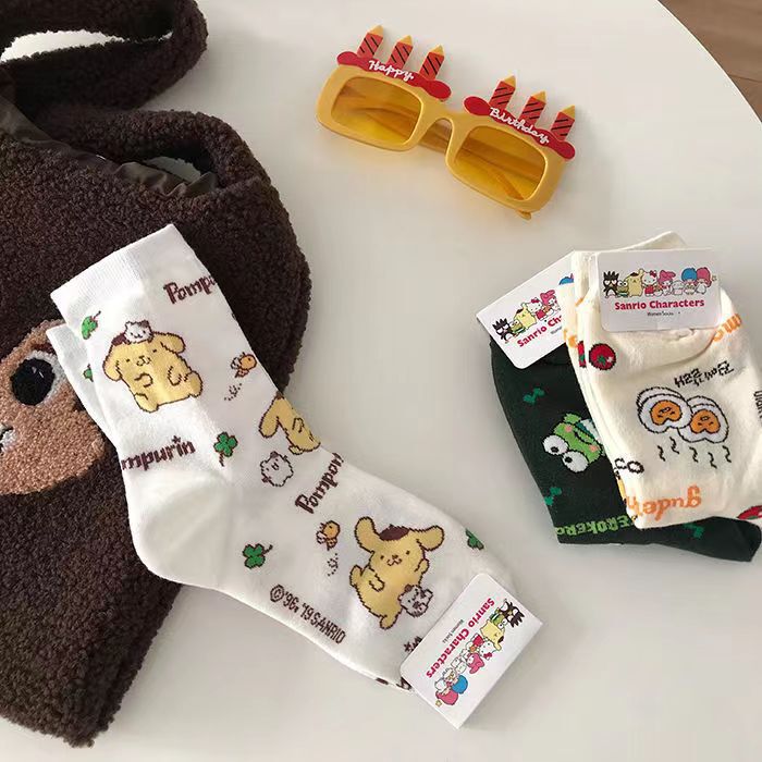About Product: Socks Korean cotton socks cartoon cute Japanese frog printing Socks Socks female