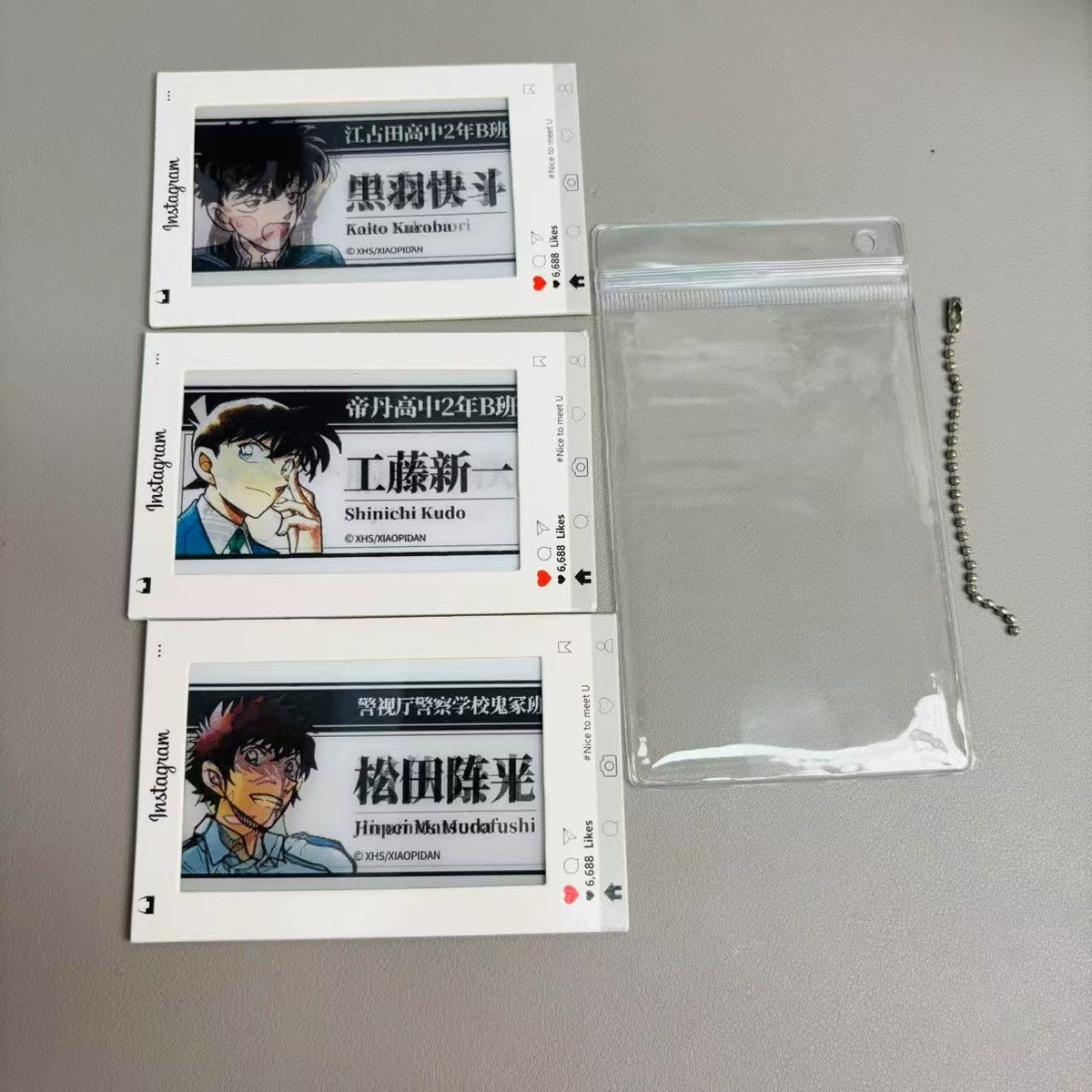 Коллекционный набор карт и закладок (Detective Conan) — дизайны Kuaiqing/Pinghe, несколько вариантов