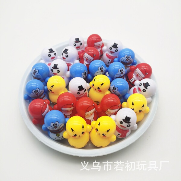 Small cartoon roly-poly doll