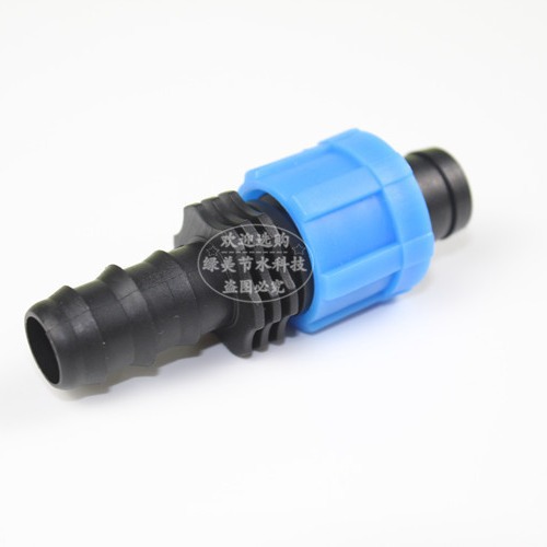 Φ 16mm correa de riego por goteo para girar 16 PE tubo de bloqueo a través de inserción interna tipo parche accesorios de correa de riego por goteo al por mayor image 4