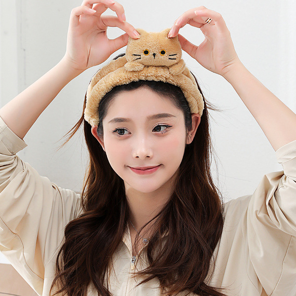 Plush cartoon cute headband