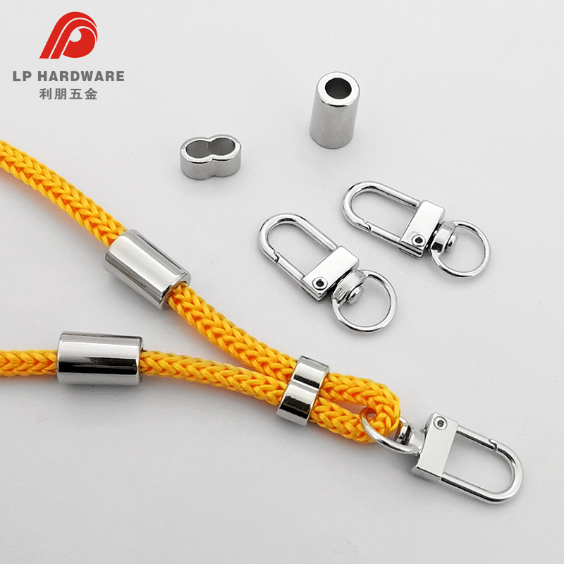 绳扣金属合金绳子卡扣弹簧扣手机挂绳狗扣防丢绳束口卡扣