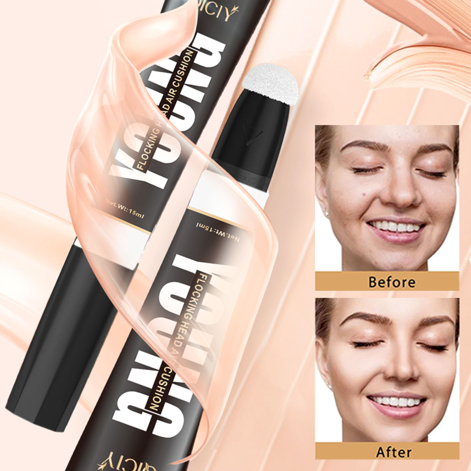 popular soft matte foundation primer concealer long lasting contour bb cream liquid foundation_voghion.com