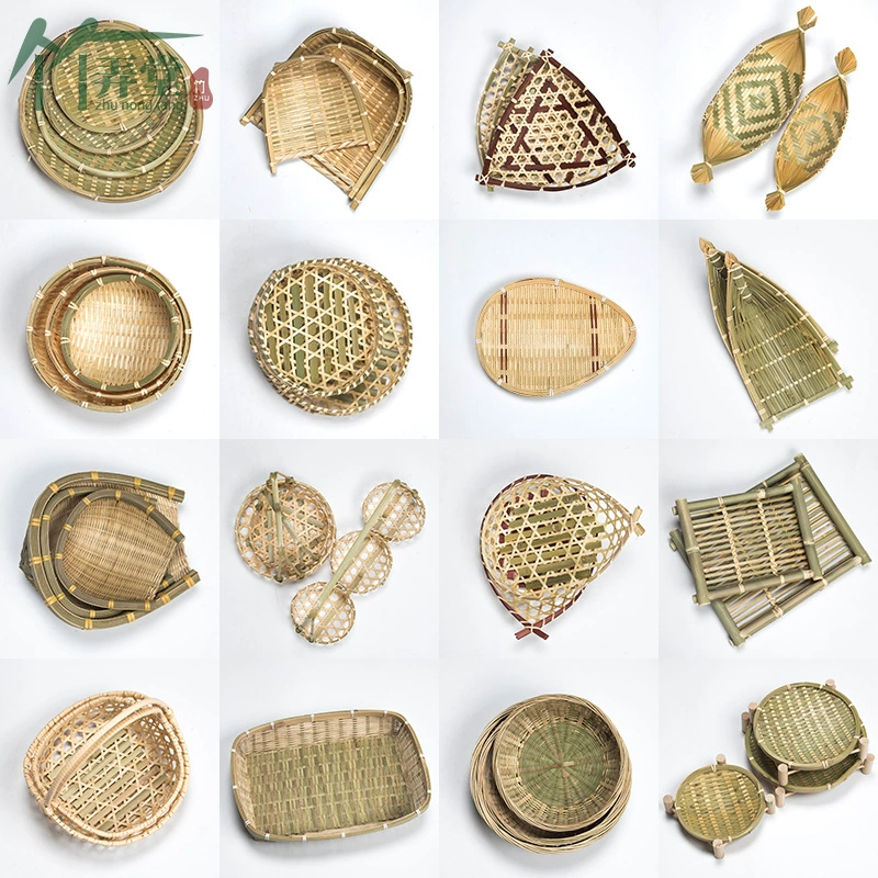 handmade bamboo basket, bamboo sieve...