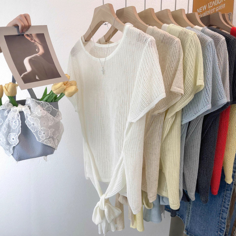 Designed Front Lace-Up Vest 2025 Summer New Korean Style Loose Slimming Thin Sleeveless Top for Women