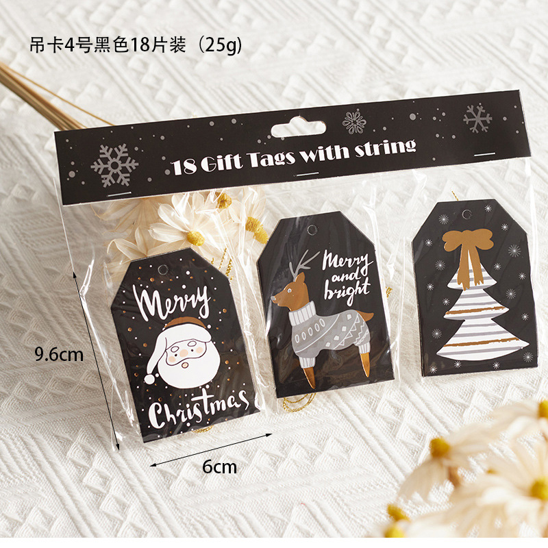 Nordicins tarjetas de Navidad elevadoras decoraciones de Navidad colgante árbol de Navidad colgante decoración tarjeta de mensaje