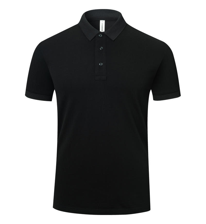 Polo de manga corta de algodón Pima de alta gama con solapa de negocios, polo de algodón para hombre, ropa de trabajo personalizada.