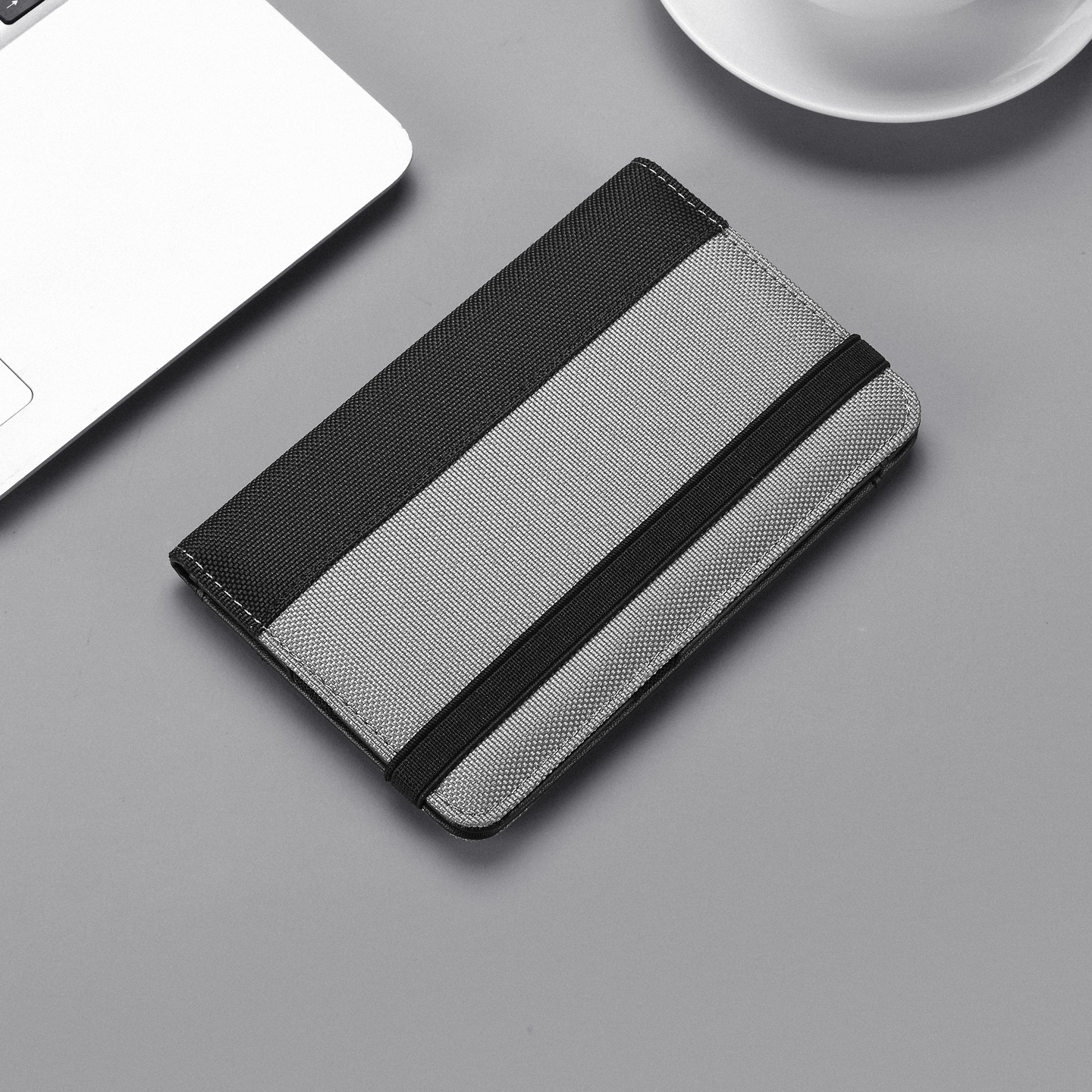 Bolsa de pasaporte multifuncional, bolsa de pasaporte de lona, bolsa de tarjetas de gran capacidad, bolsa de pasaporte simple para hombres, funda protectora