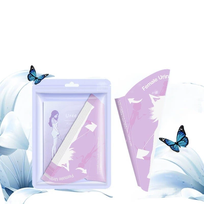 for Women to urinate — On-board emergency urine bag