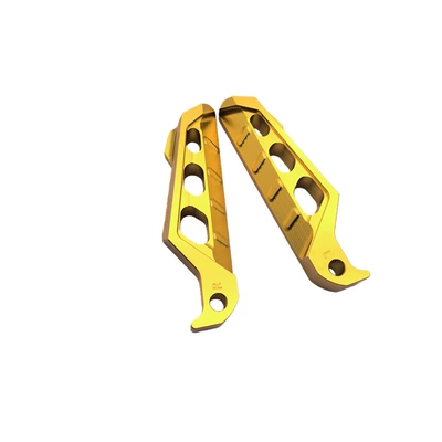 footrests, Motorcycle pedals - golden