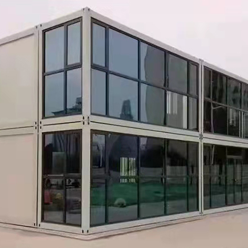 Contenedor de oficina simple personalizado casa combinada rural casa de alquiler ensamblada casa de contenedor transformación de casa móvil