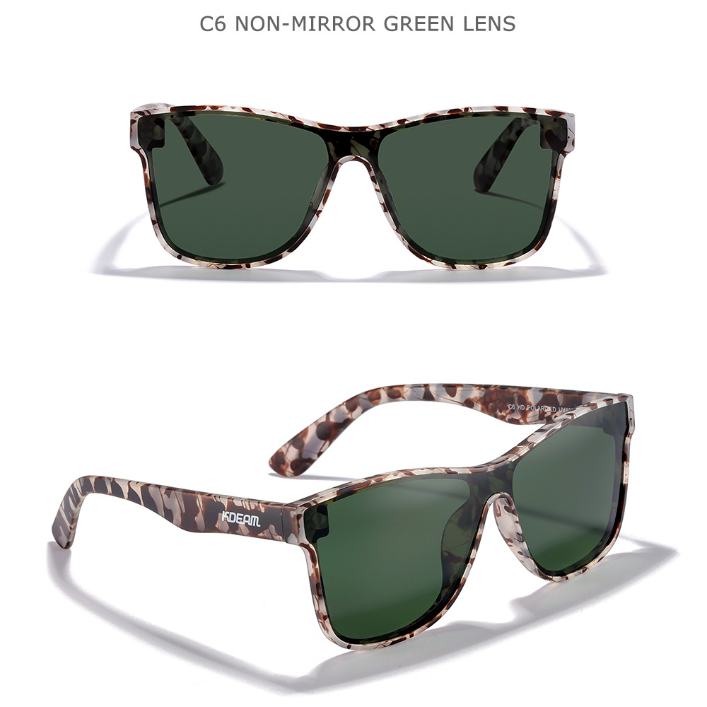 One-piece Lens Sunglasses HD Polarized Outdoor Athletic Glasses