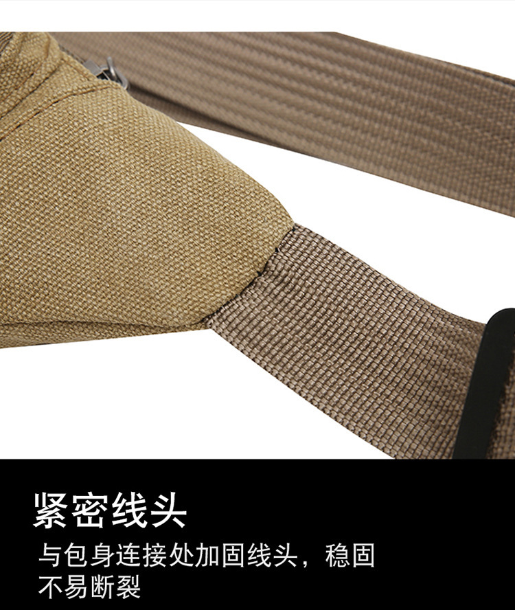 Outdoor Multi-Functional Running Wear-Resistant Fanny Pack Travel Portable Personal Casual Trend Mobile Phone Bag Ground Stall Source Chest Bag Item Picture