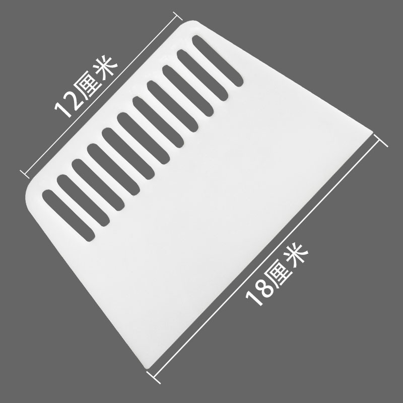 Papel pintado raspador herramientas de papel pintado espesar plástico triángulo pintura ABS nuevo material Huade cabello recto
