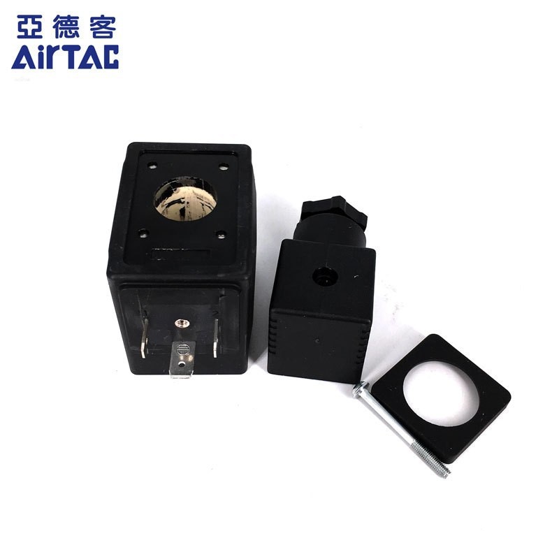 亚德客流体阀单独线圈2WAL050-AC220V配套专用线圈接线盒加阀体