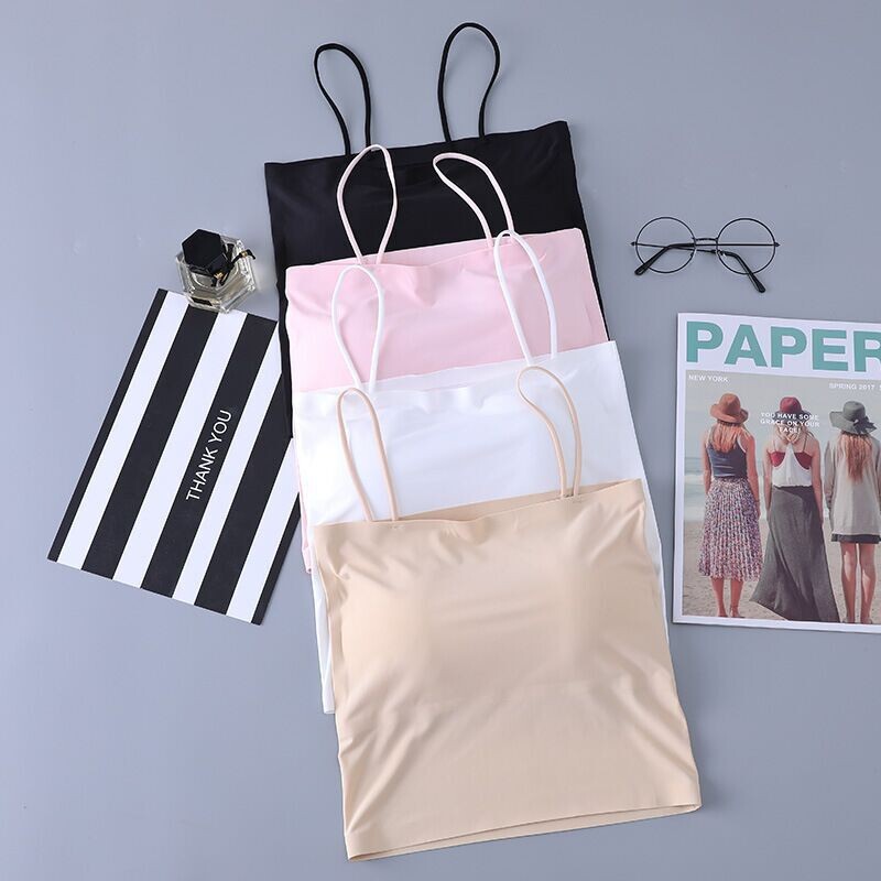 Summer Ice Silk Large Size Chest Wrap Anti-slip Underwear Women's Korean-style Base Sling Small Vest Women's Thin Long Strapless Summer Ice Silk Large Size Chest Wrap Anti-slip Underwear Women's Korean-style Base Sling Small Vest Women's Thin Long Strapless