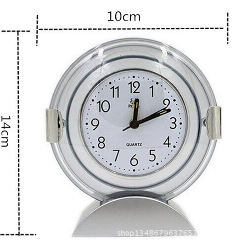 AX square/AW round crystal fine craft alarm clock AV scan second silent table clock