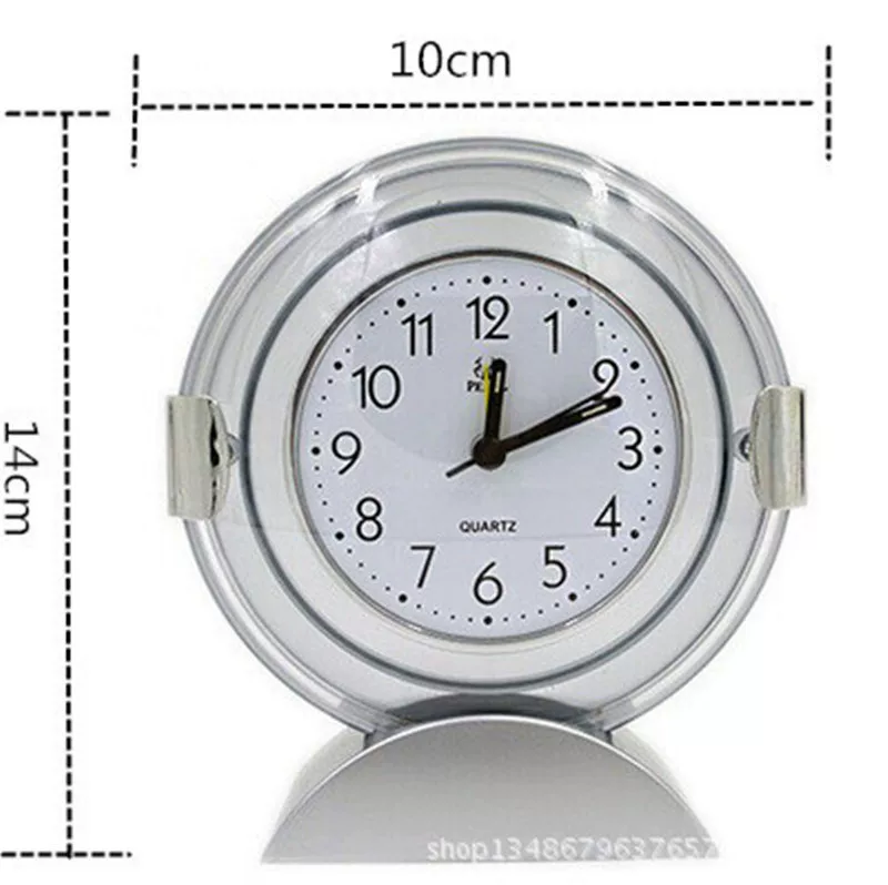 AX square/AW round crystal fine craft alarm clock AV scan second silent table clock