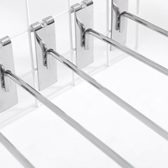 Special mesh hooks for department store accessories, high-quality display single-strand electroplated thickened metal mesh hooks, wholesale supply