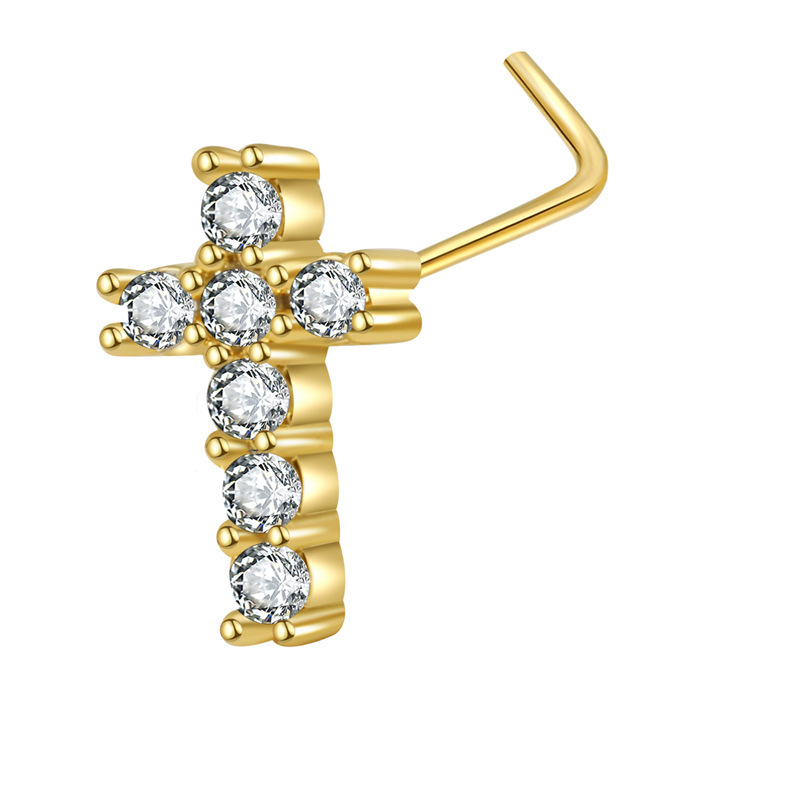 Piercing naso cuore con zircone e occhio di demone_voghion.com