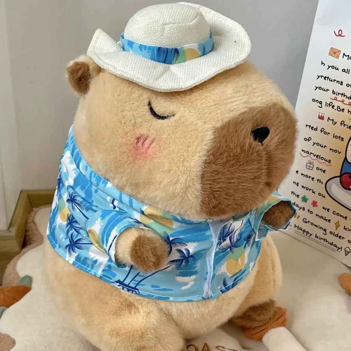 Summer beach plush toy, doll, pendant