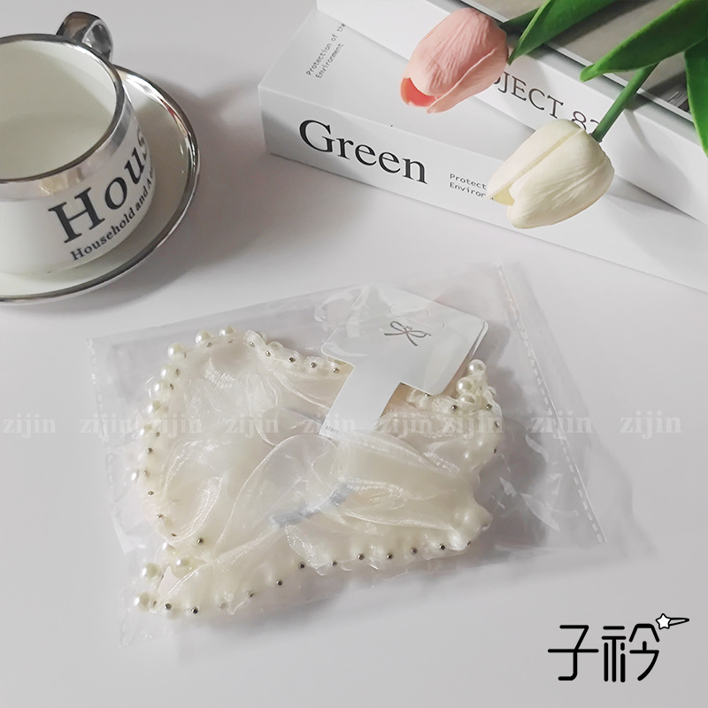 진주머리끈-화이트