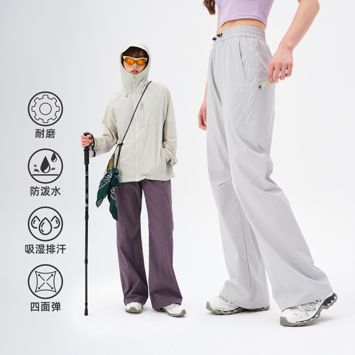 High-Quality American-Style Bootcut Assault Pants for Women and Men, Spring Functional Style Three-Proof Hiking and Mountaineering Pants, Slimming Look Overalls