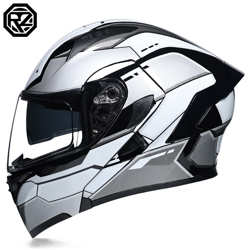 Electric Vehicle Helmet Cross-Border Dropshipping Men's and Women's Open-Face Helmet Full-Face Rear Wing Half Helmet Protective Cap Four-Season Personalized Helmet