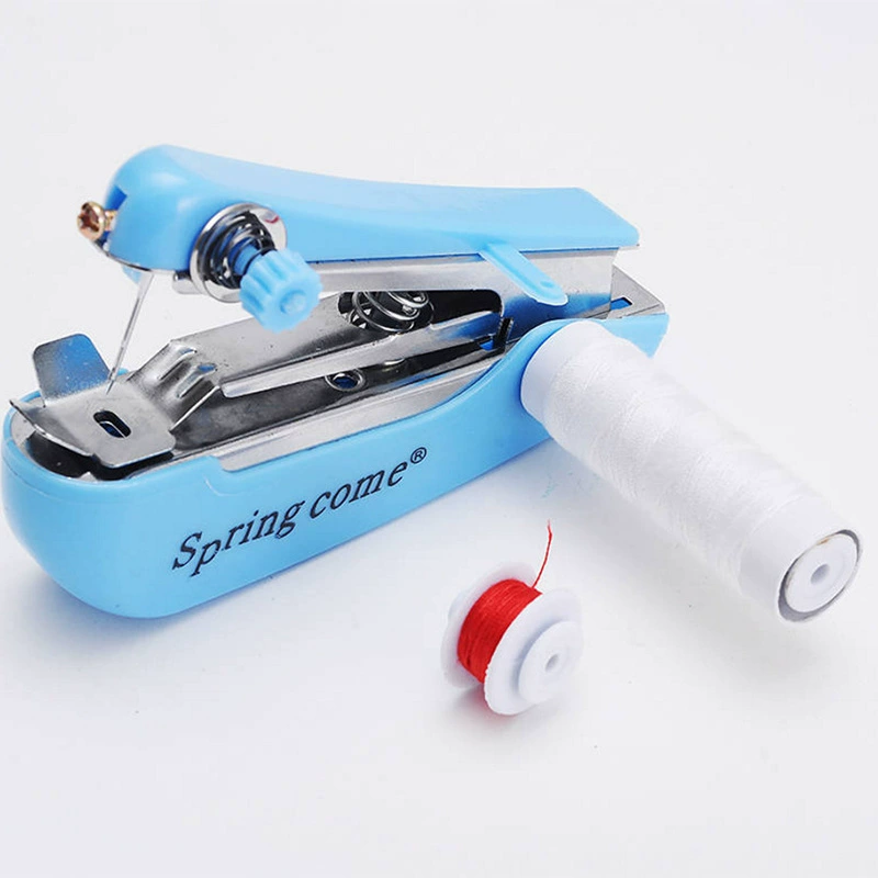 [Enhanced version] Portable small mini manual sewing machine Household handmade cuff Hand -holding micro -cutting machine