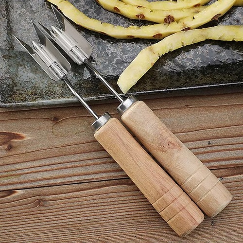 Wholesale pineapple peeler artifact stainless steel pineapple knife peeling knife eye remover pineapple shovel pineapple eye remover