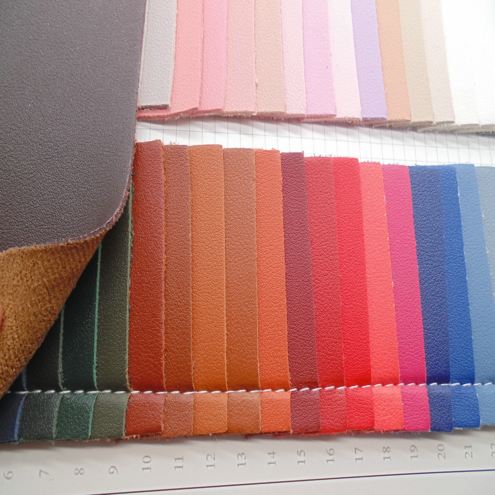 厚皮革 仿牛皮加厚 毛绒底纳帕纹 真皮箱包手袋 运动护具荔枝革