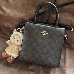 寇家新款2024琴谱包Mini Cally复古百搭手提斜跨包经典老花女包包