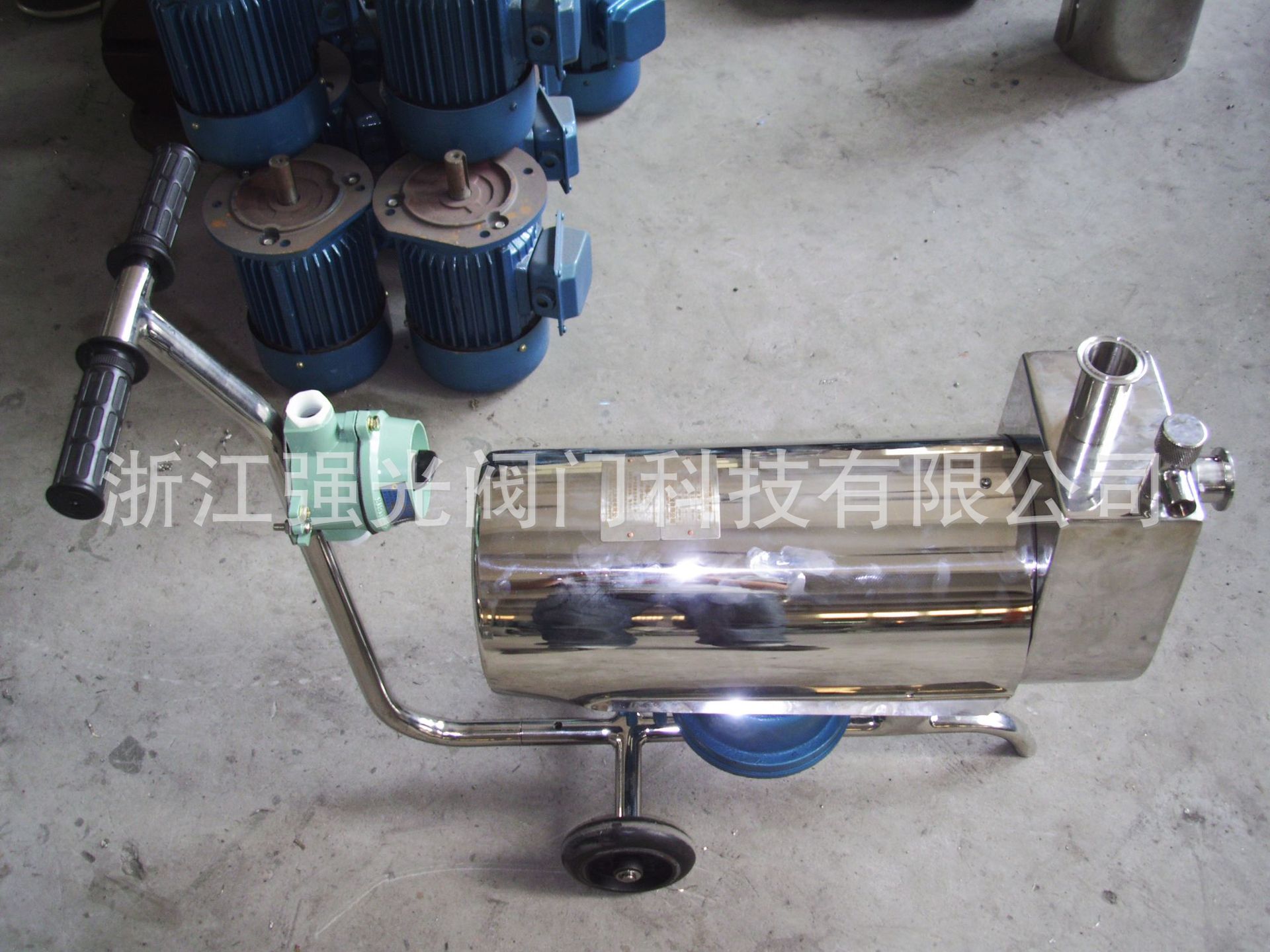 卫生级移动式酒精泵,卫生级移动式白酒泵,卫生级移动防爆酒精泵