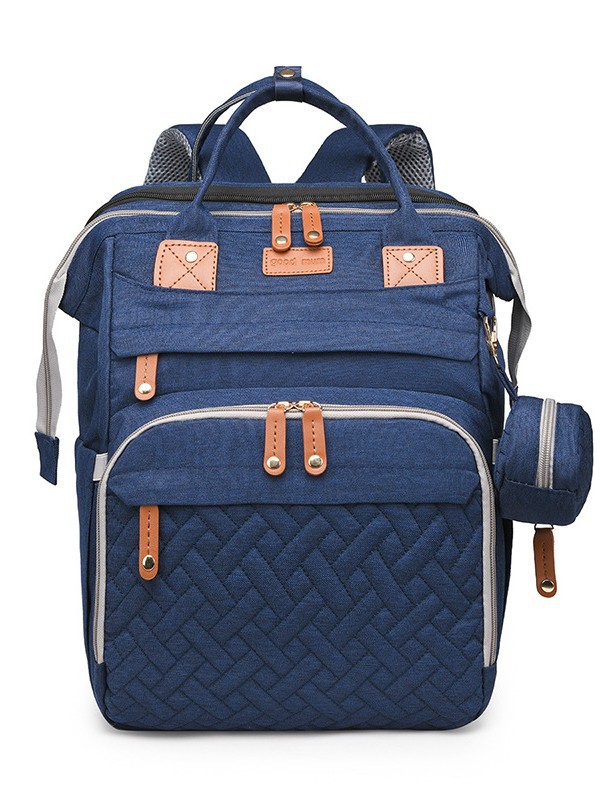 Bolso multifunción para mamá bebé portátil 2025 nuevo hombro de gran capacidad bolsa de cama para madre y bebé a prueba de insectos con sombra ligera