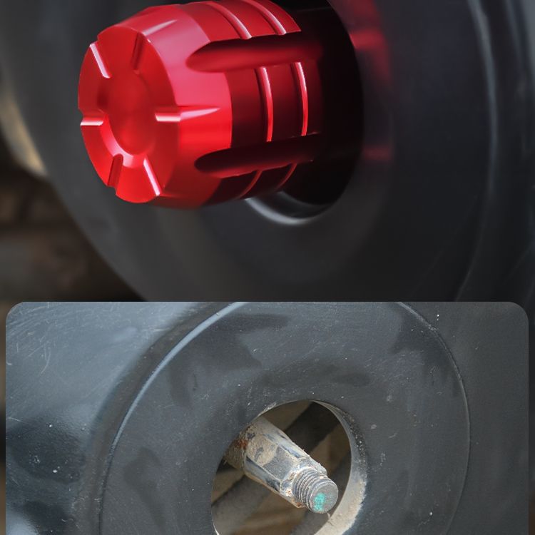 New National Standard Electric Vehicle Aluminum Alloy Plug Pedal Protective Cover Suitable for Mavericks Yadi Pedal Center Shaft Plug