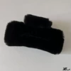 Чёрный (11 см, плюшевый квадратный зажим)
