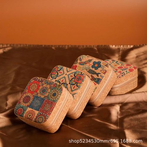 Portable Retro Jewelry Box, Jewelry Storage Box, Ring and Necklace Accessories Box, Storage Box