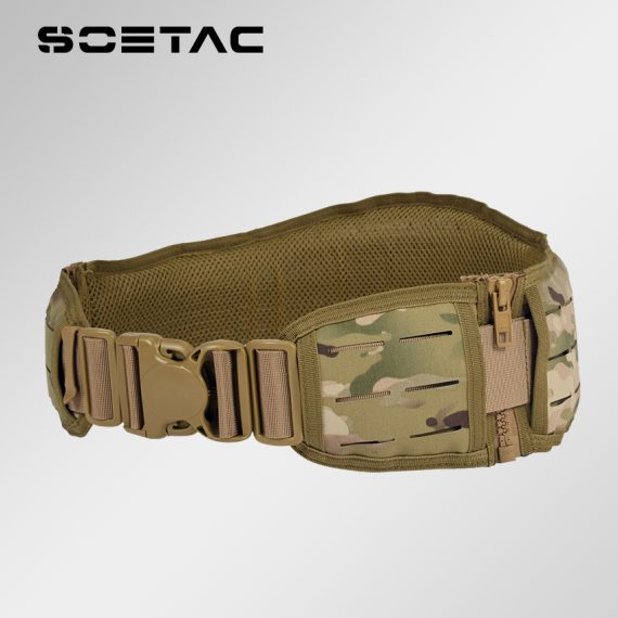Cinturón y Faja Táctica Láser de Camuflaje Nilón 500D para Deportes al Aire Libre