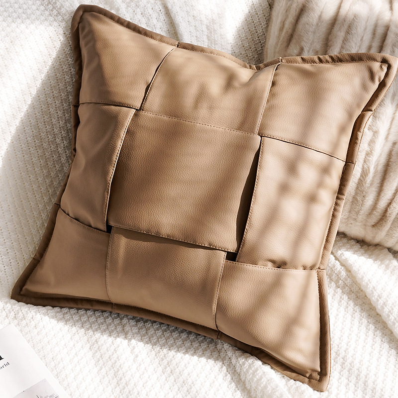 Cream-wind lujoso hogar sofá almohada cubierta de almohada asiento de alto nivel cama ventana flotante respaldo almohada almohada cubierta