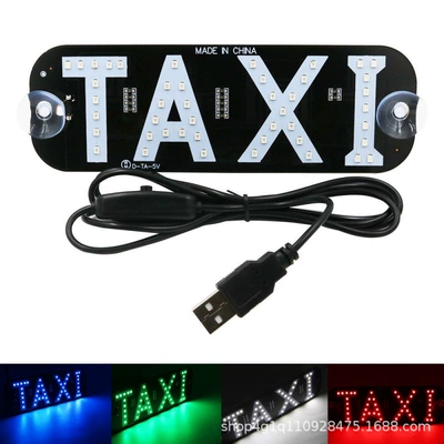 Cross-Border Taxi Indicator Light Taxi Sign Lyft Brand Logo Led Light Taxi Vehicle Led Identification Light