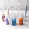 DIY creative column -shaped waxy -top acrylic candle mold creative shape vertical thread candle mold