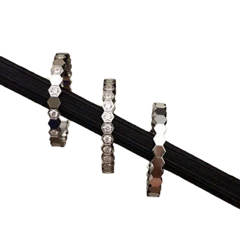 Stackable Minimalist Ring Set With Cubic Zirconia For Daily Wear_voghion.com