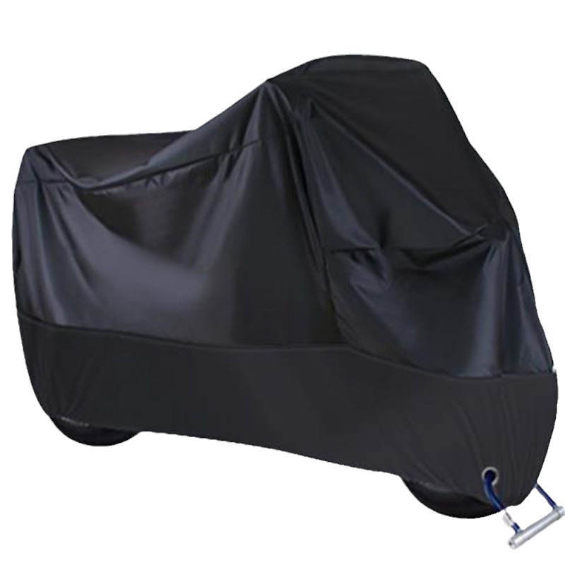 En stock de poliéster tafetán cubierta de la motocicleta 190T cubierta de la motocicleta a prueba de sol a prueba de lluvia a prueba de polvo cubierta de la motocicleta transfronteriza image 6