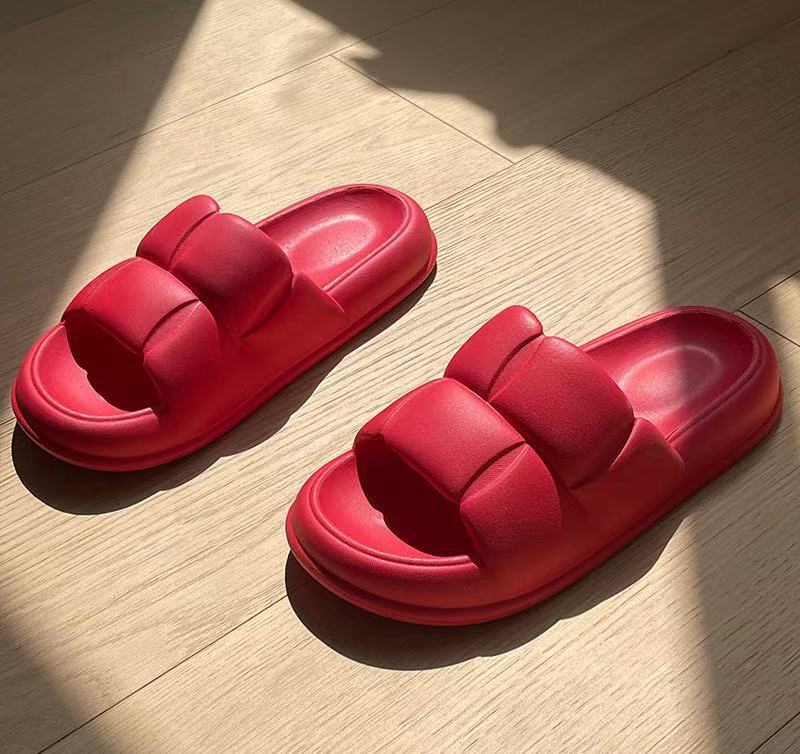 女性が夏に屋外で履くためのスリッパ、自宅の浴室で入浴するための滑り止め、かわいくて快適、厚くて柔らかい底の家庭用イン|undefined